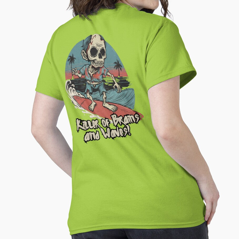 Surfing Zombie, killer of waves and brains, surf by Meandmyshop