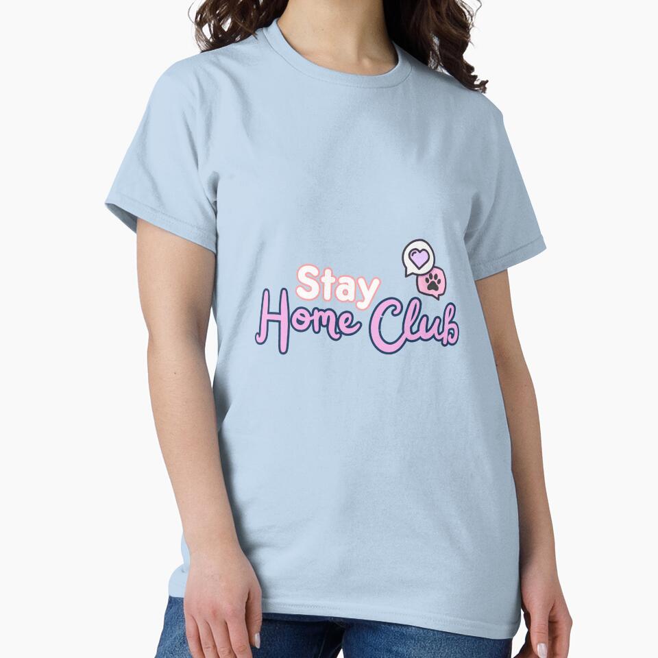 Stay Home Club | Funny Cat Lover Design by CuteVibesStudio