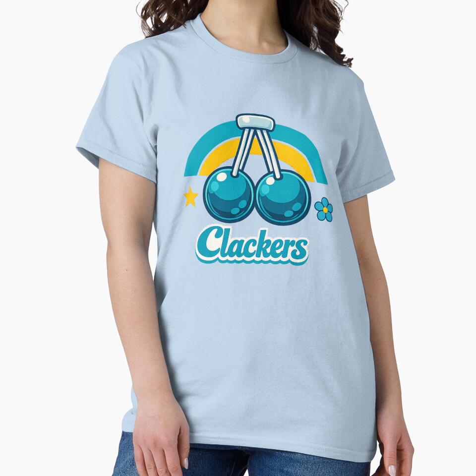 Retro Vintage Clackers 70s Design Print by RetroRabbitCo