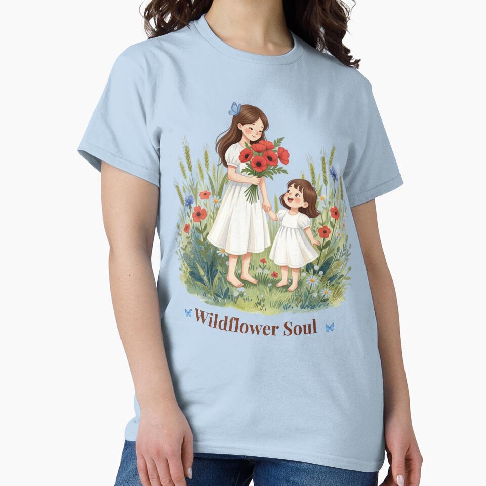 Wildflower Soul – Sisters in a Summer Meadow by BCapybara
