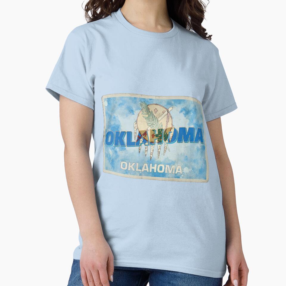 Oklahoma vintage style retro souvenir by DeveloperProp0