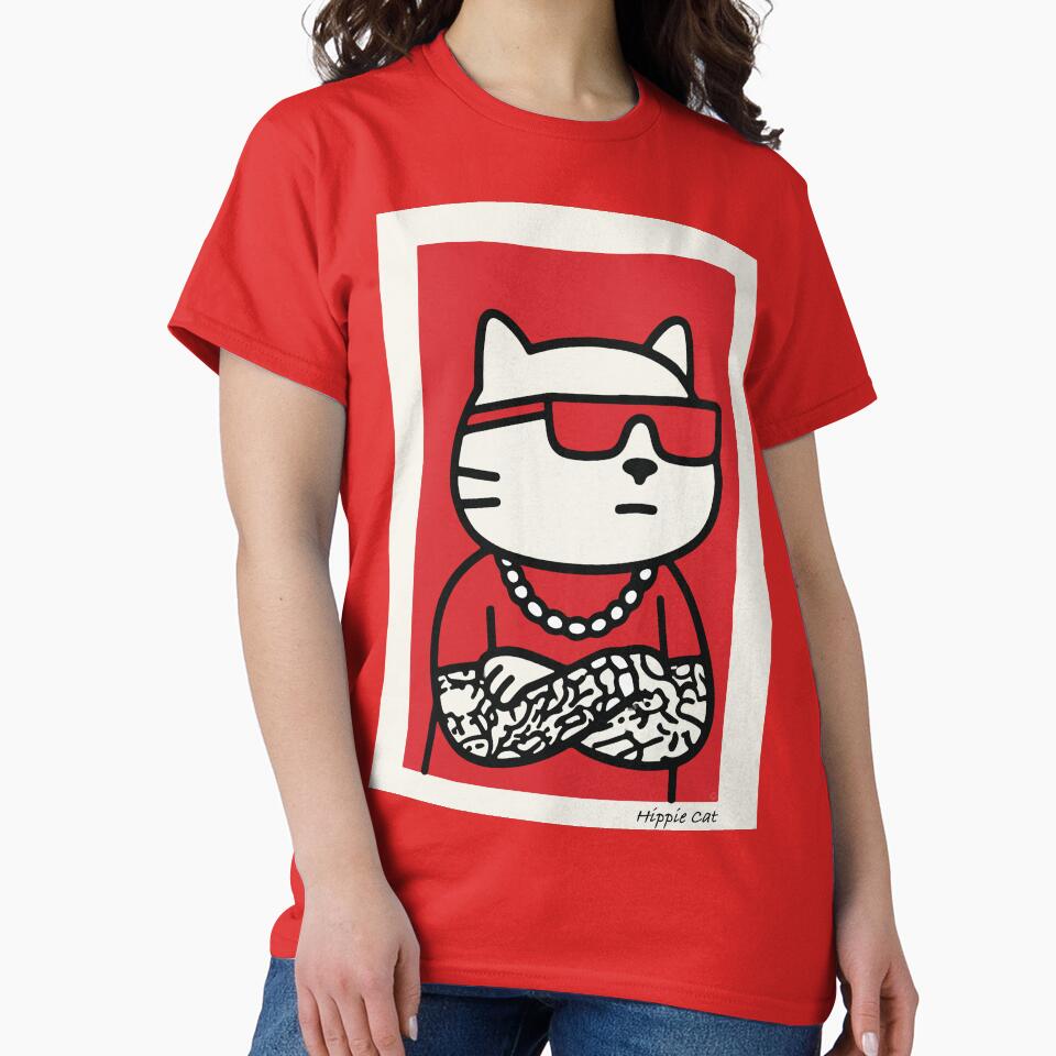 Hippie Cat by bixdesign