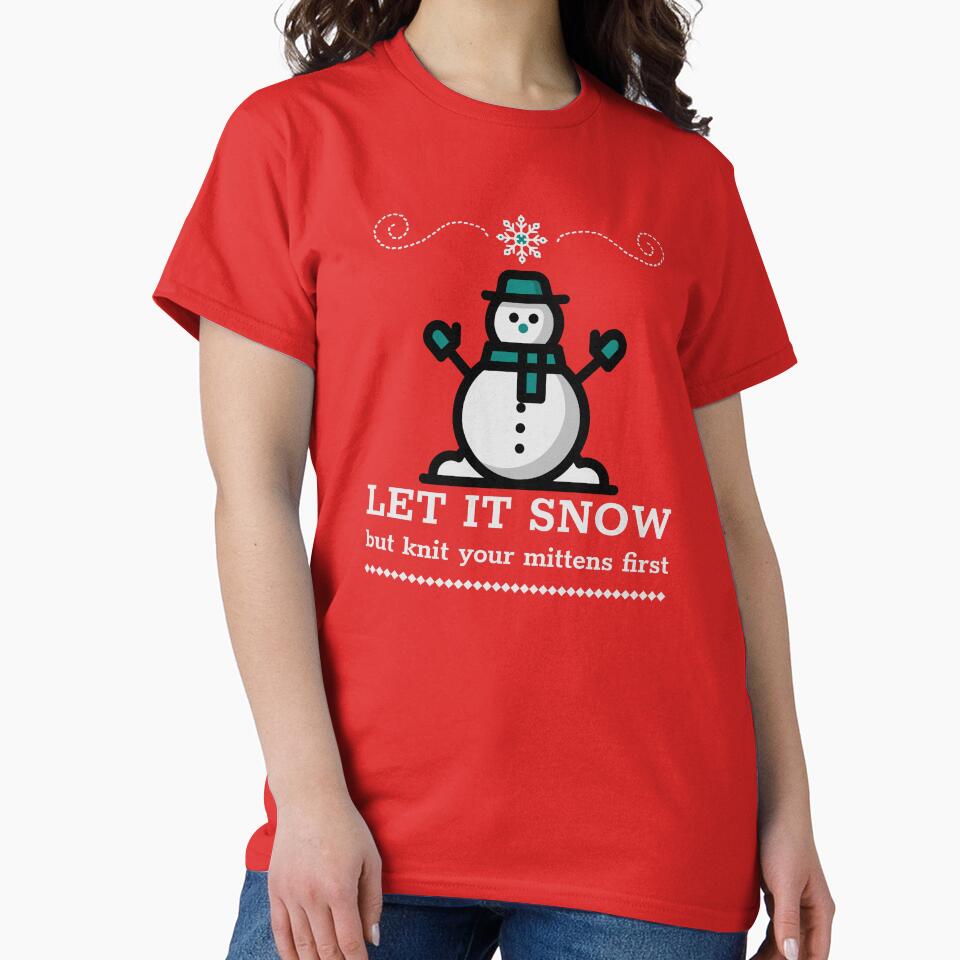 Let It Snow — But Knit Your Mittens First by Novel Works Studio