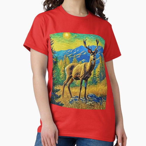 "Majestic Deer in the Montana Wilderness" by Artisticanvas