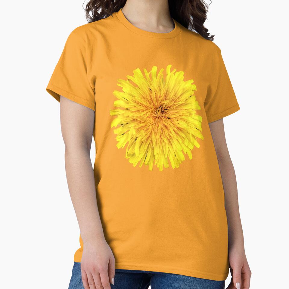 Big Sunny Yellow Dandelion by Beardsall-Art