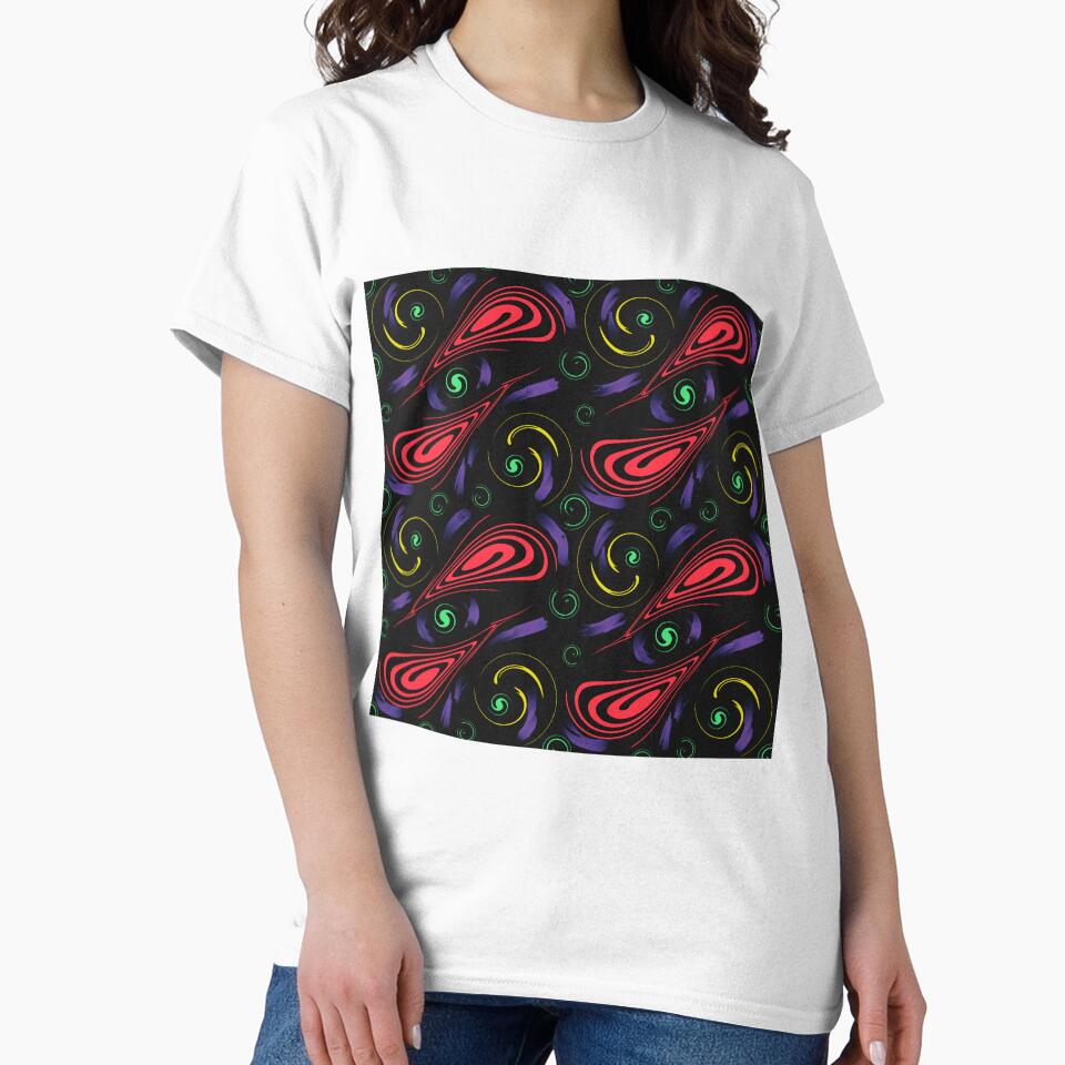 Futuristic pattern with abstract shapes by Mashusha-art