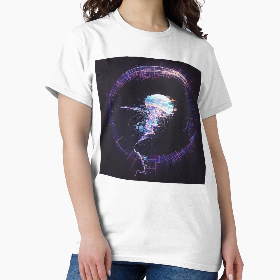 Digital Ocean Jellyfish by Christian Weiss