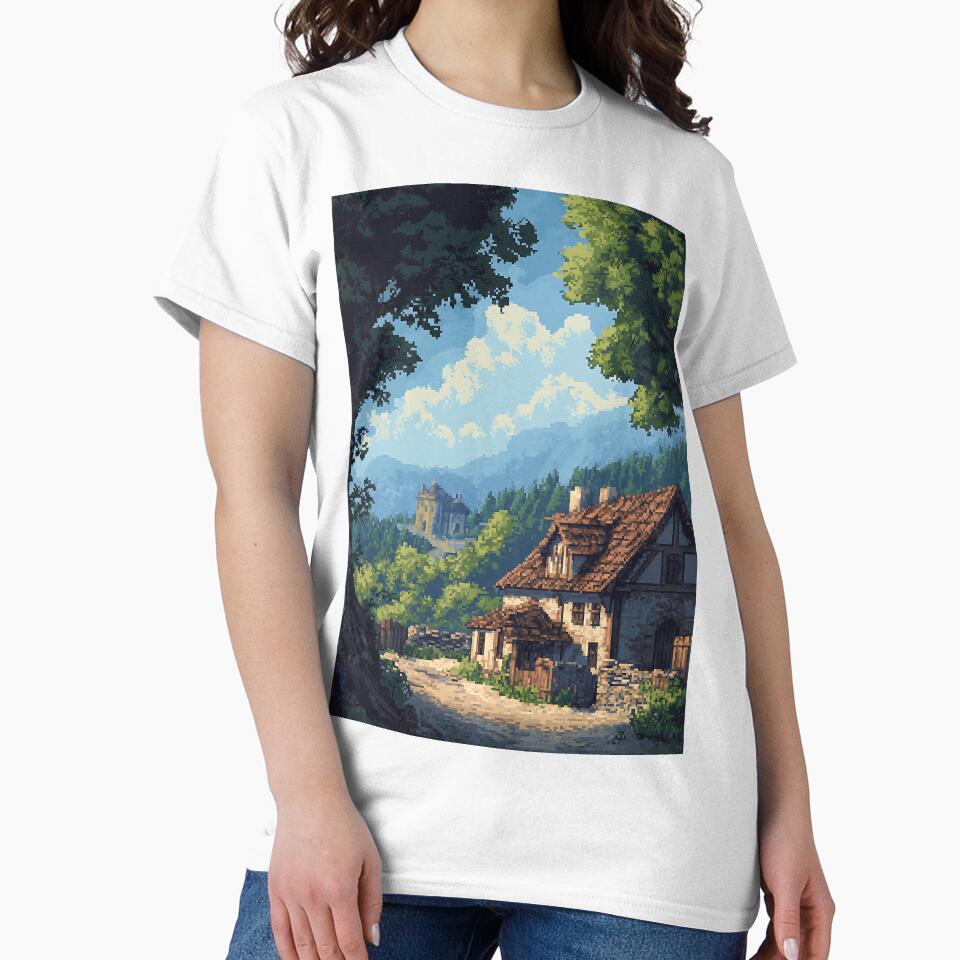 Medieval Pixel Art: 8-bit Fantasy Background by bapupa