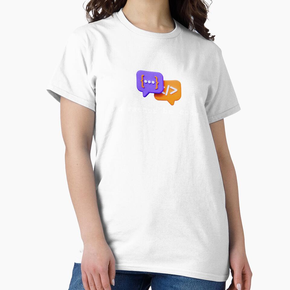 I'd Rather Be Coding - Funny Gift for Programmers & Developers by TheCuriousPawn
