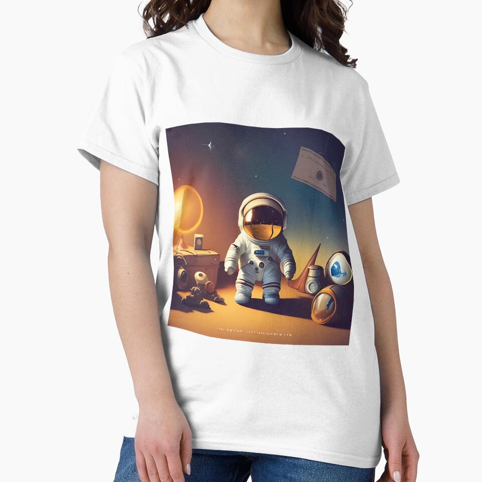 astronaut reflects on their past adventures and achievements by qatjamack0