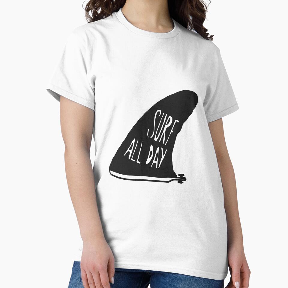 Surf surfing surf all day quotes fin by Tropical Blood