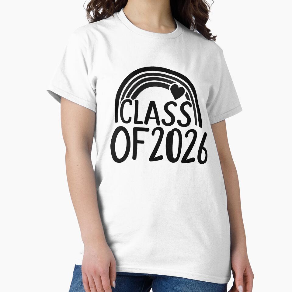 Class of 2026 Senior Graduation Rainbow Design by GracefulPODshop