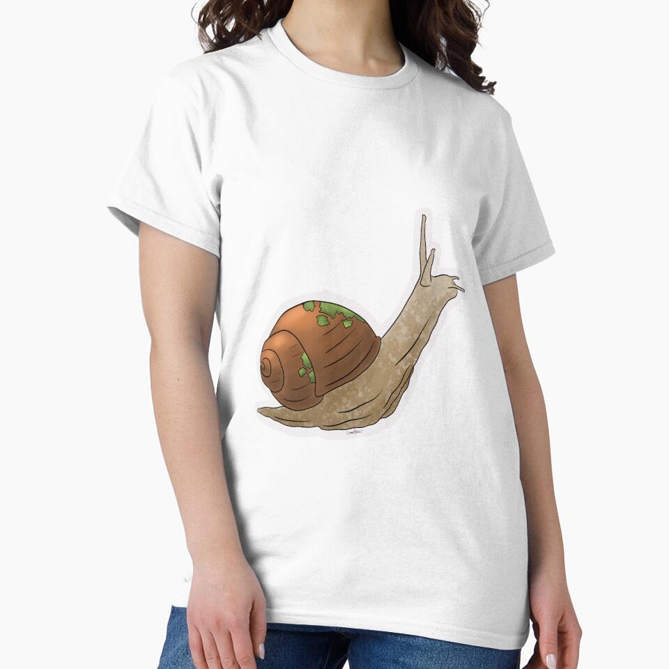 Mossy Snail by Corissa Livingston