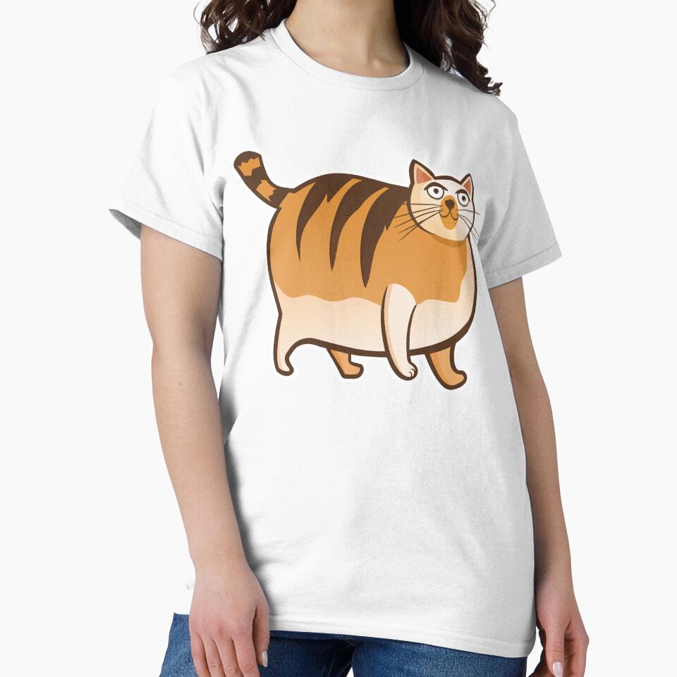Fat Cat vector Design by Vector Vibes