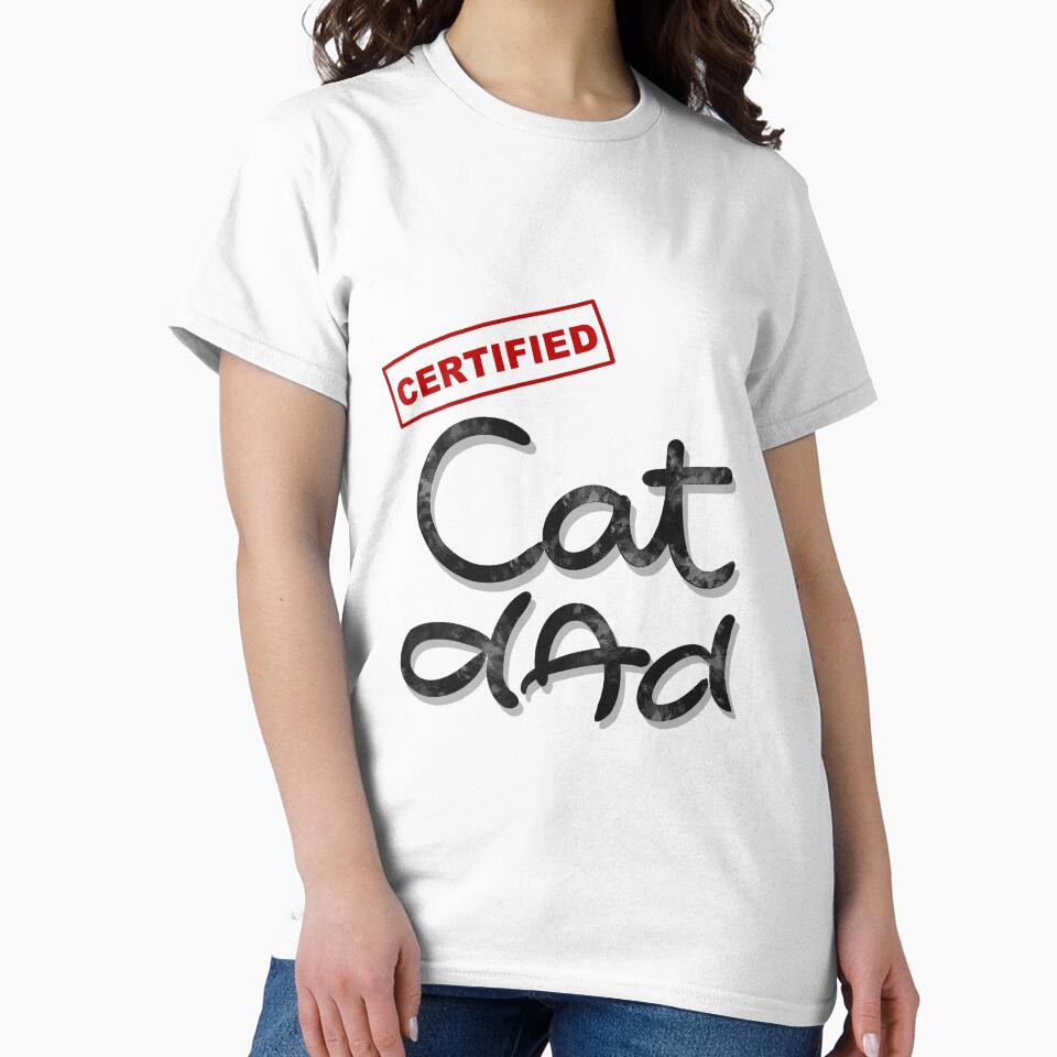 Certified Cat Dad by museinbriefs