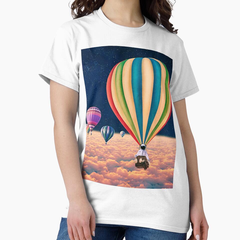 Astronauts Air Balloon Adventure by PopVelvet