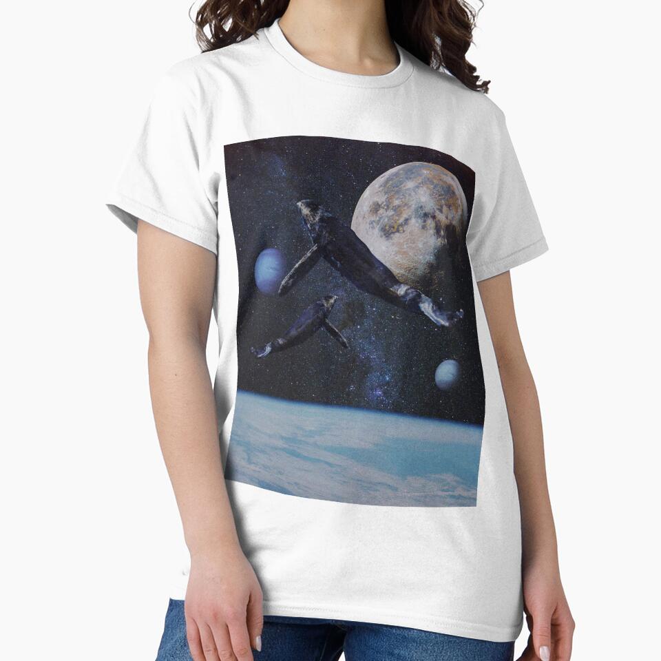 Space Whales Retro Collage by julesanderson