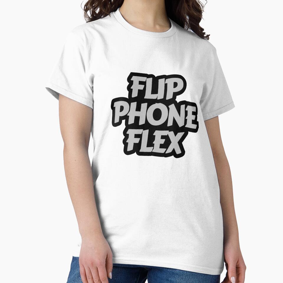 Flip Phone Flex Early 2000s Nostalgia Bubble Letter Typography by HYPNK