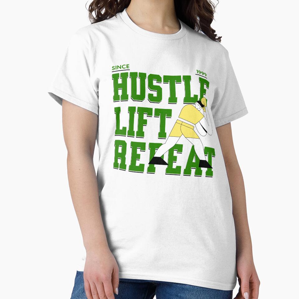 Hustle Lift Repeat – Gym Lifestyle by ByZimbo
