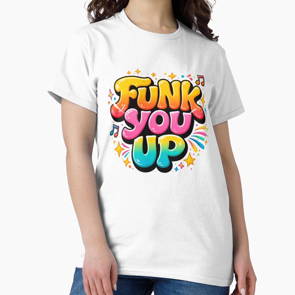 FUNK YOU UP Typographic Text Design by Arte Cartoon From TagTeam Group