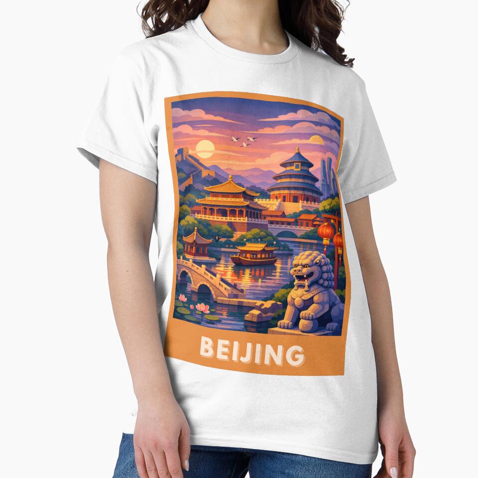 Beijing Postcard Illustration by MatthewHeights