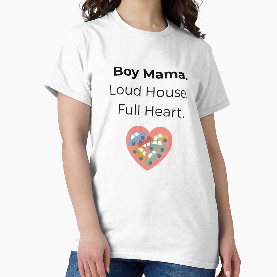 Boy Mama. Loud House, Full Heart. – Heart Filled with Toy Cars Illustration by MadeInNapTime