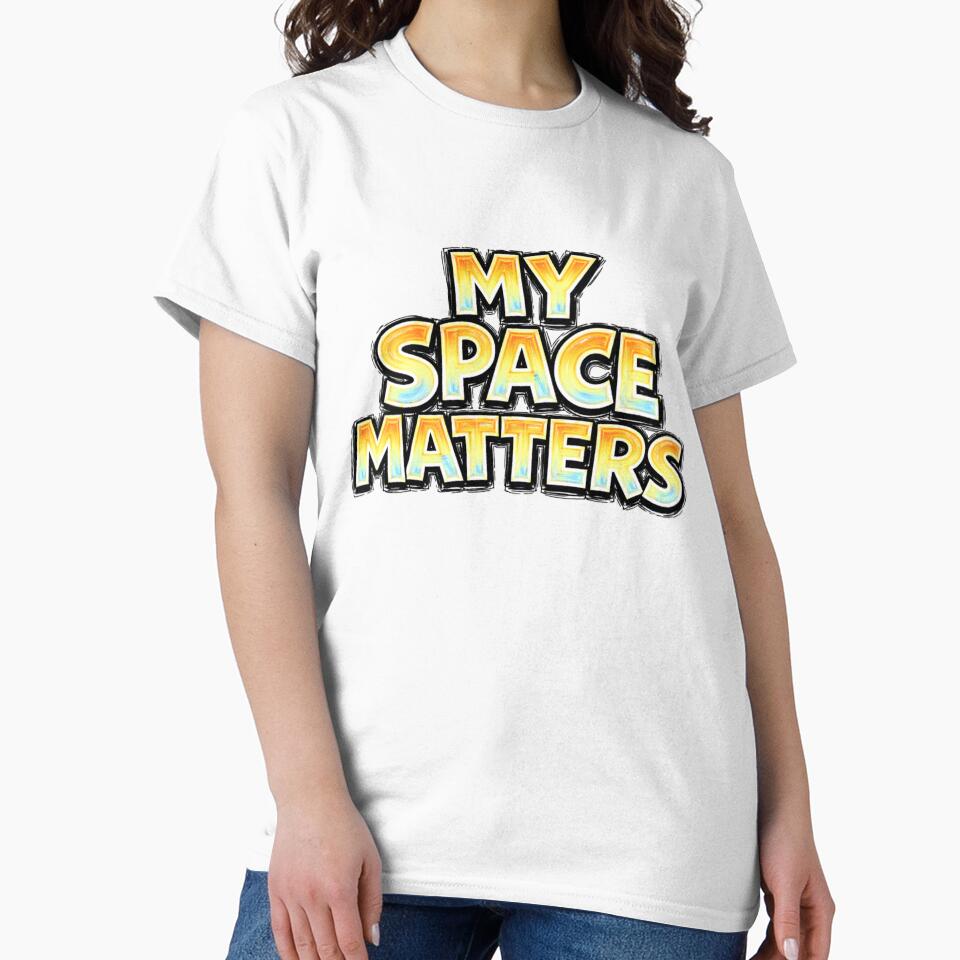 MY SPACE MATTERS – hand drawn childlike typography by Mac Sketches