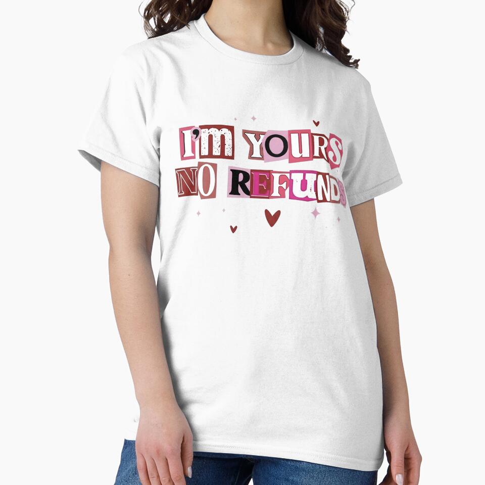 Funny Valentine Ransom Note - I'm Yours No Refunds by haitrieuic96
