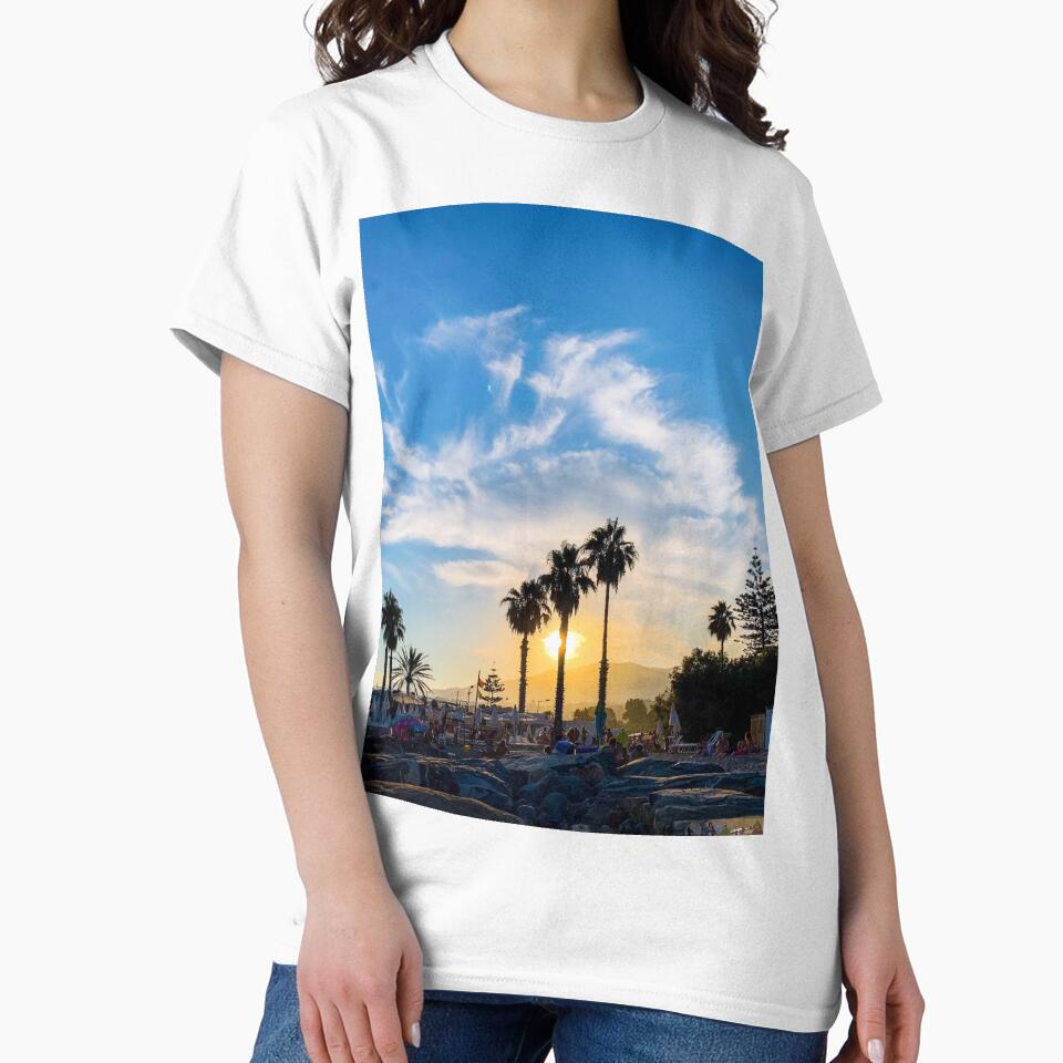 Summer Sunset Sky Palms Silhouette Beach Italy by eleonoraingrid