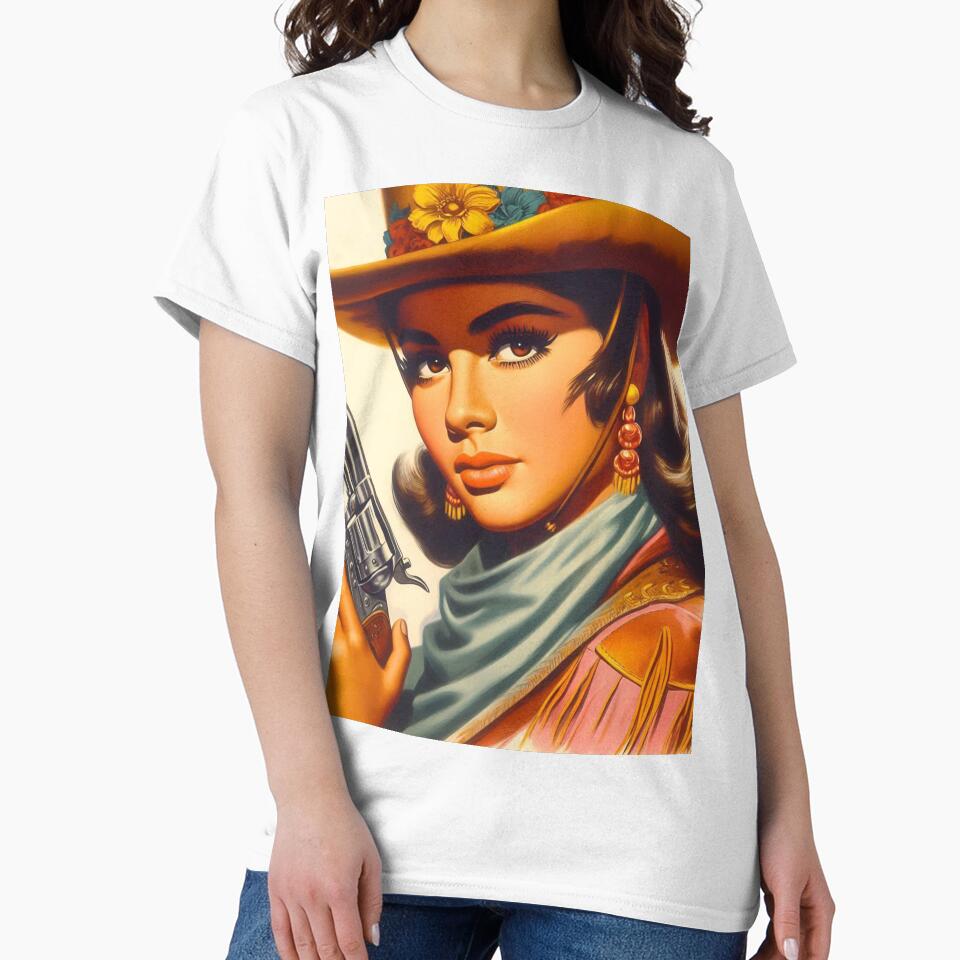 Retro Western Girl by PulpVintage