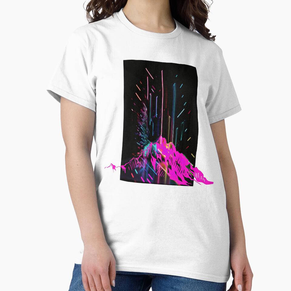 Neon mountains by clarazen