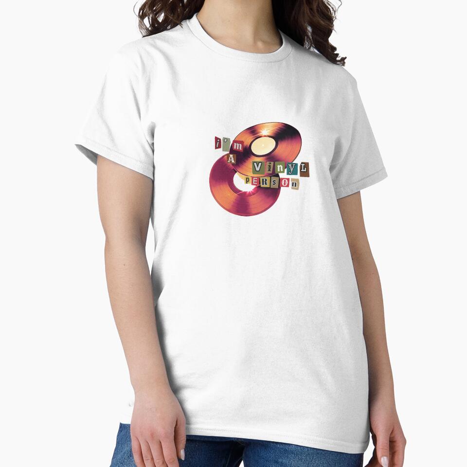 I'm a Vinyl Person Ransom Note Graphic by trashgirl99