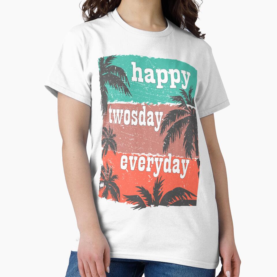 happy Twosday everyday Shirt, for Boys girl and men and women 2nd Birthday Birthday by youssef21