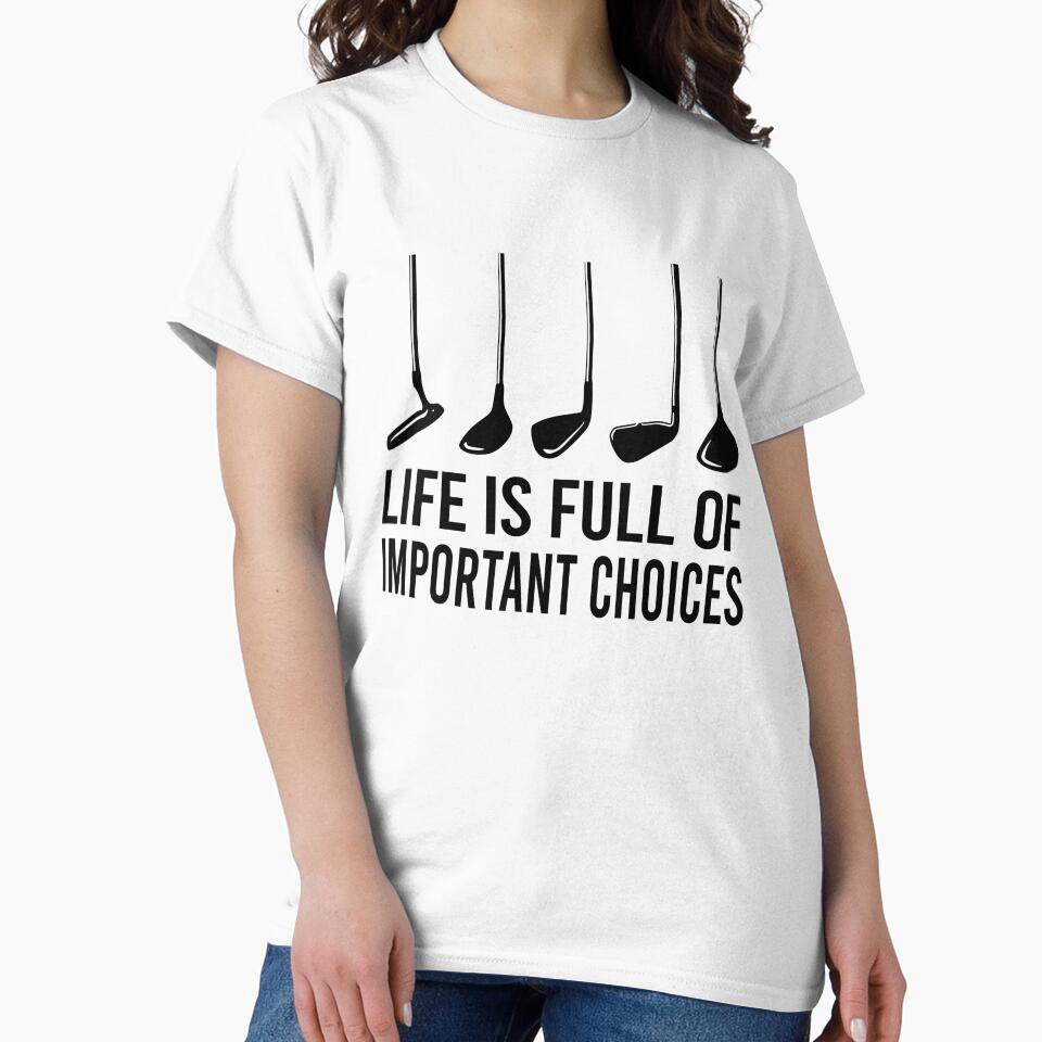 Life Is Full Of Important Choices Golf Player by Art-of-amine