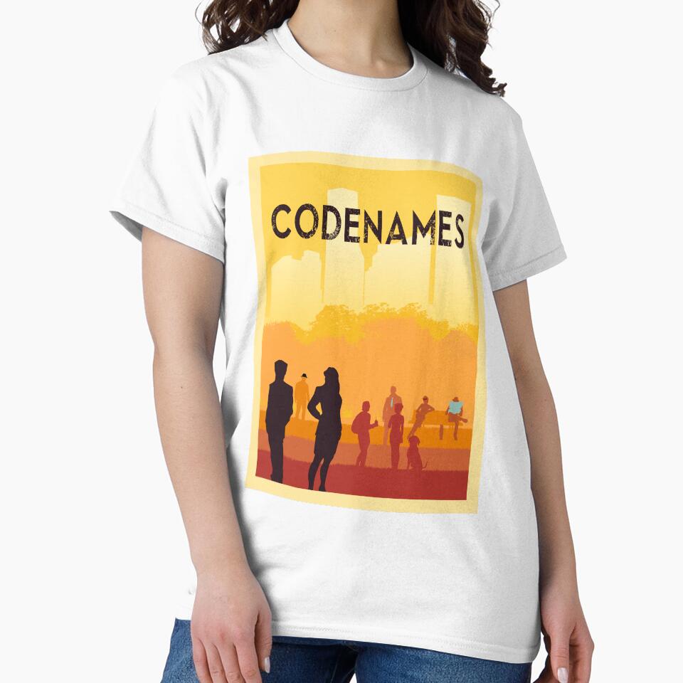 Codenames - Board Games - Minimalist Travel Poster Style - Board Game Art (Authorised) by MeepleDesign