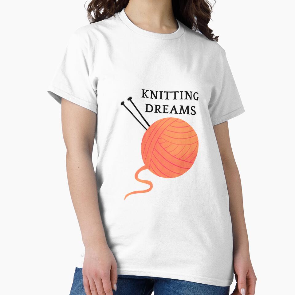 Knitting Dreams: Yarn Ball & Needles by Atlasoloji