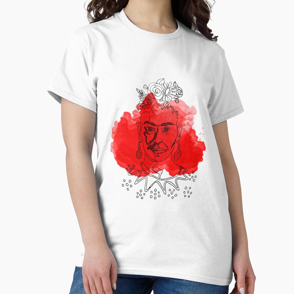 frida line art by Ilustra Club