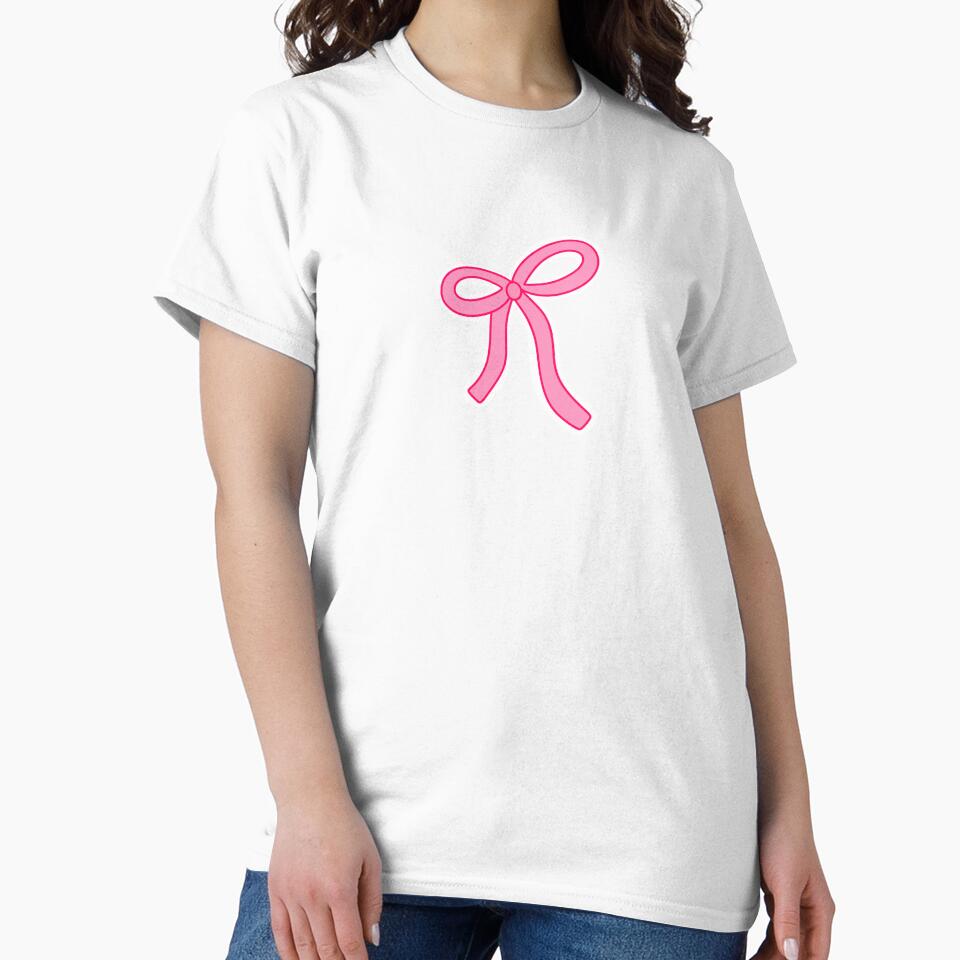 Cute Pink Coquette Ribbon Bow Sticker Soft Girl Aesthetic Illustration by somimalikkk
