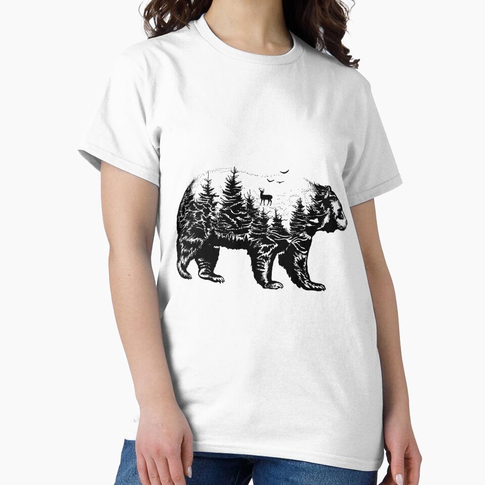 Bear And Forest by Billy Wong