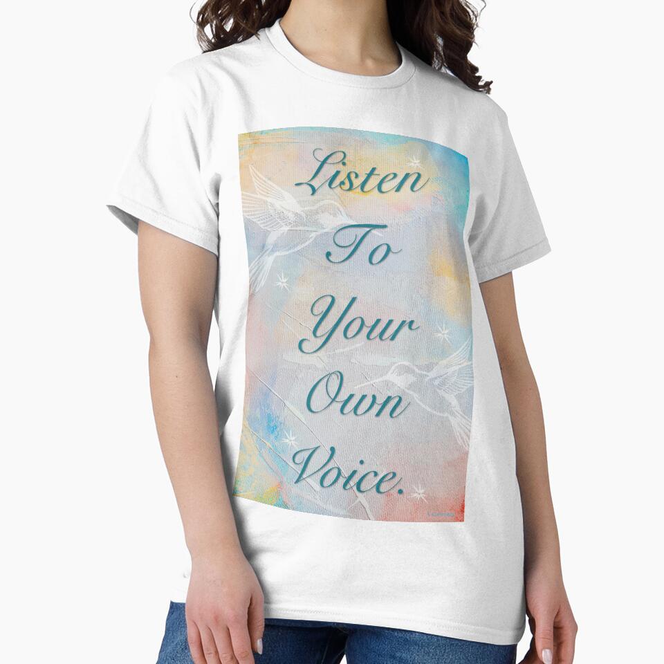Listen To Your Own Voice by Sharon Cummings Art