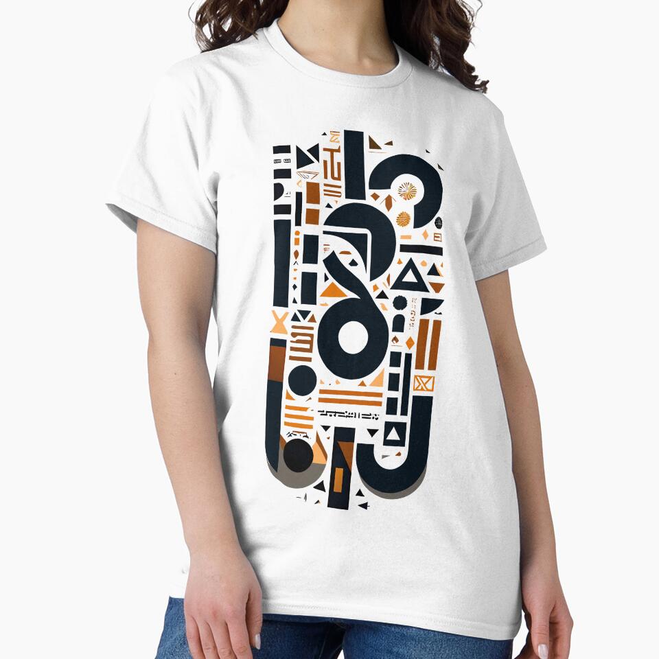 TYPOGRAPHY ABSTRACT GEOMETRIC ART by digitalartlb