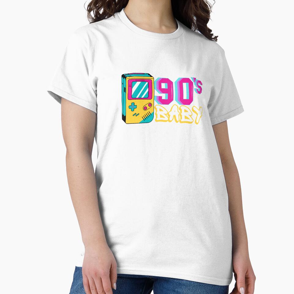 90s Baby - 1990's retro vintage colorful design. by Theleochick