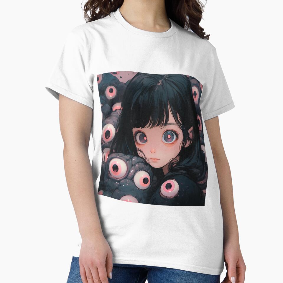 Eerie Monster Anime Girl by bubblegoth