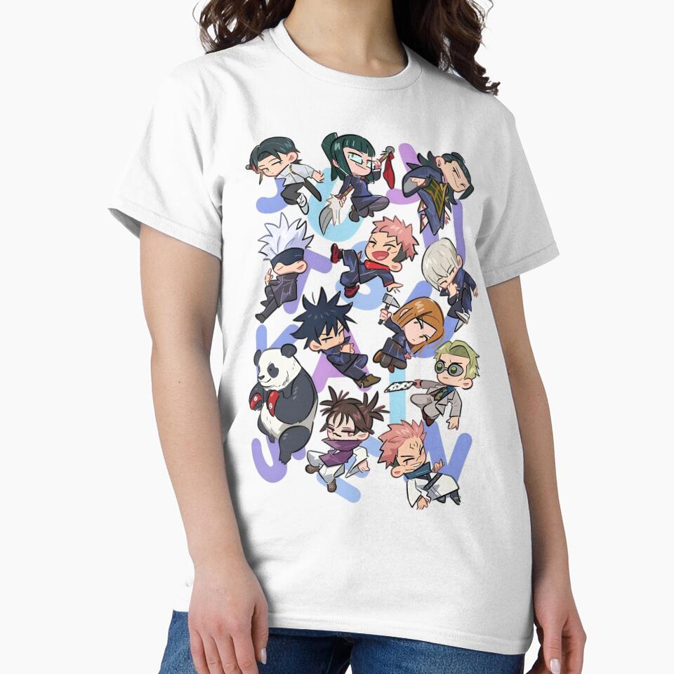 Cute Chibi Jujutsu Sorcerers – Kawaii Anime Squad Illustration by Dyan4