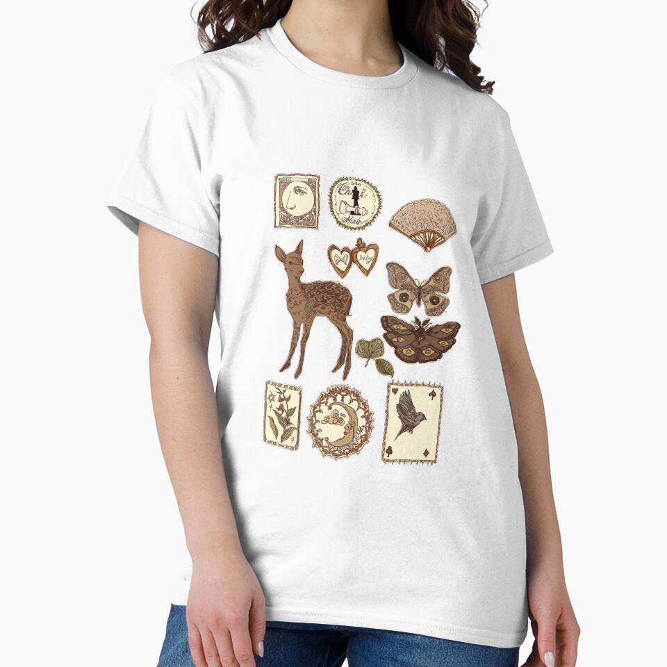 dusty fawn sticker collection by Dorian Winter