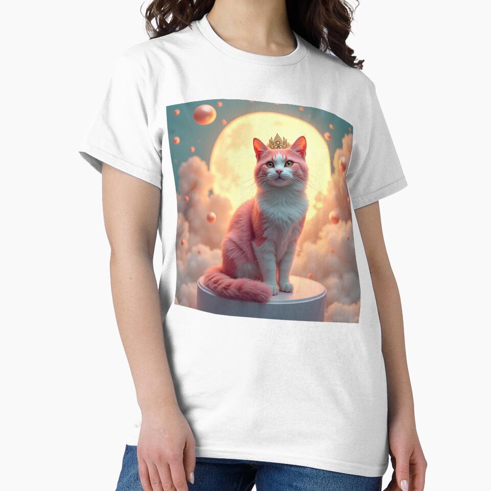 Manifest Abundance & Joy 2026 - Affirmation Cat Art Gift Manifestation Print by Vajid Designs