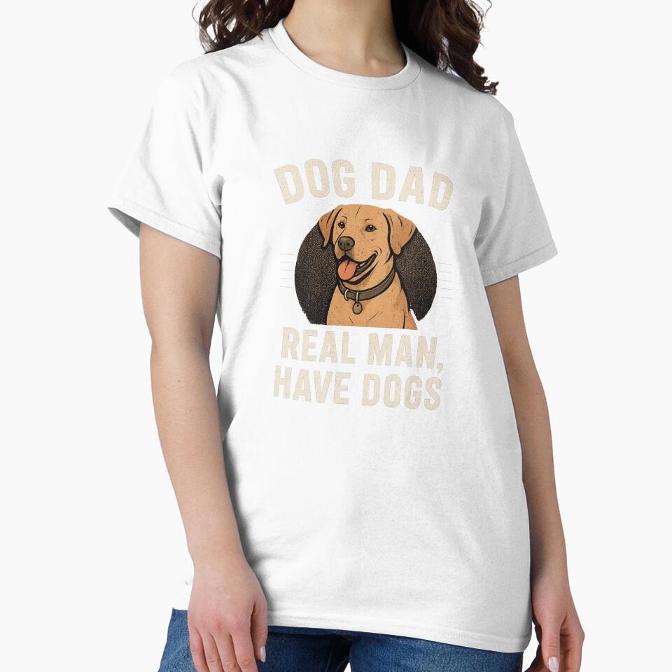 Real Dog Dad by Red White & WG