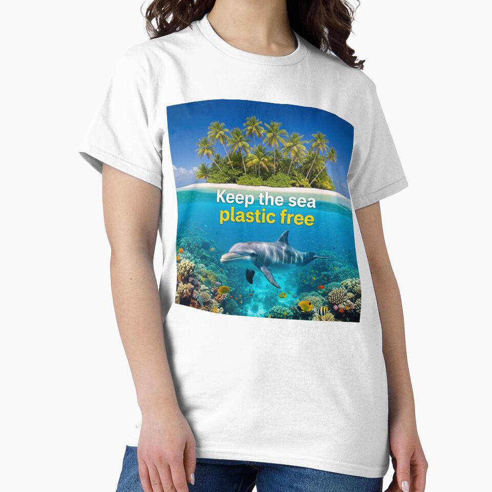 Clean Sea, Happy Dolphin – Keep The Sea Plastic Free by ART-POD-PL