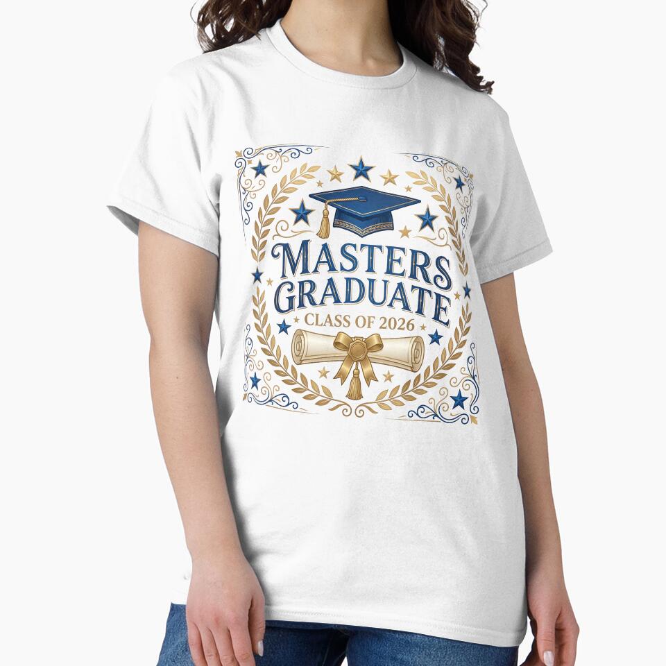 Masters Graduate Class of 2026 Masters Degree Graduation Gift by Osmose-Studio ⭐⭐⭐⭐⭐