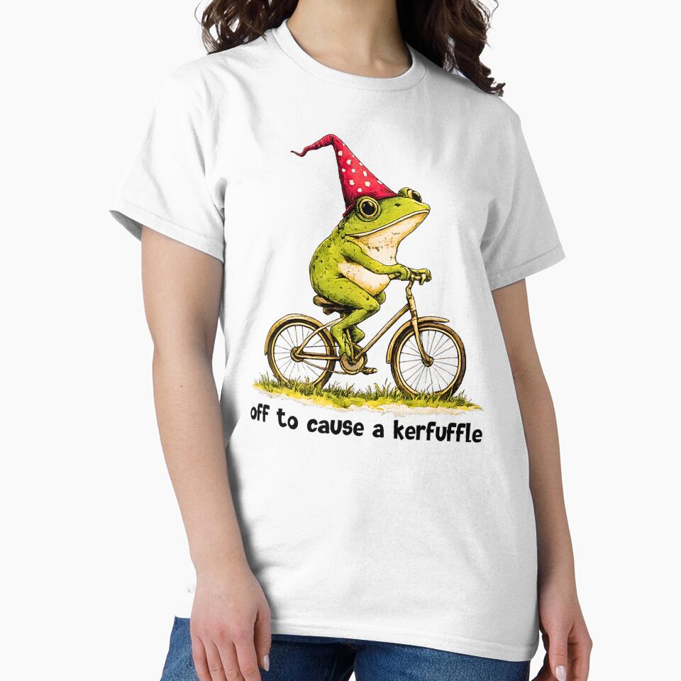 Off To Cause A Kerfuffle Groundhog Funny Frog Meme by FerminVigo